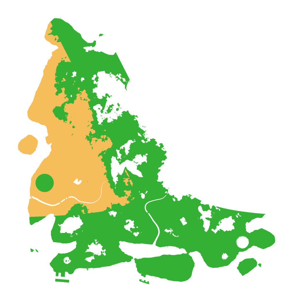 Biome Rust Map: Procedural Map, Size: 4300, Seed: 1942531959