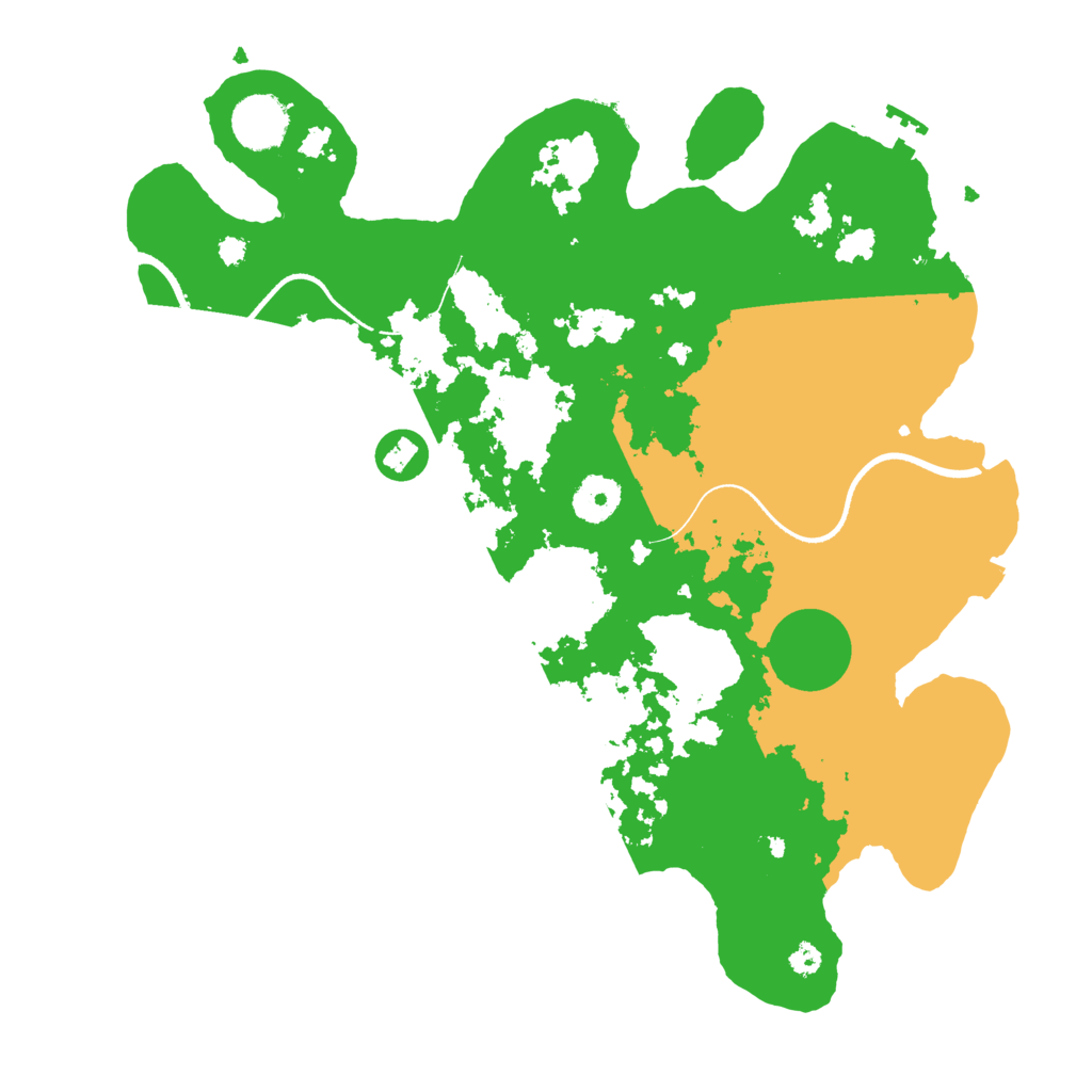 Biome Rust Map: Procedural Map, Size: 3500, Seed: 1969068671