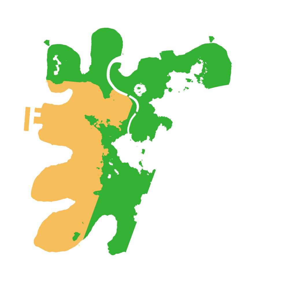 Biome Rust Map: Procedural Map, Size: 2500, Seed: 249999316