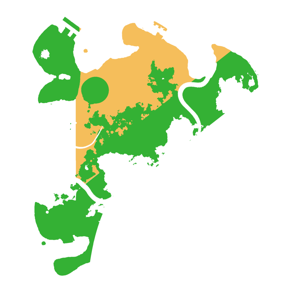 Biome Rust Map: Procedural Map, Size: 3000, Seed: 1188010408