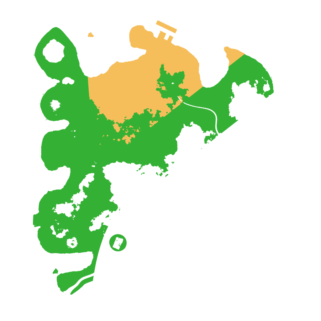 Biome Rust Map: Procedural Map, Size: 3000, Seed: 1188010408