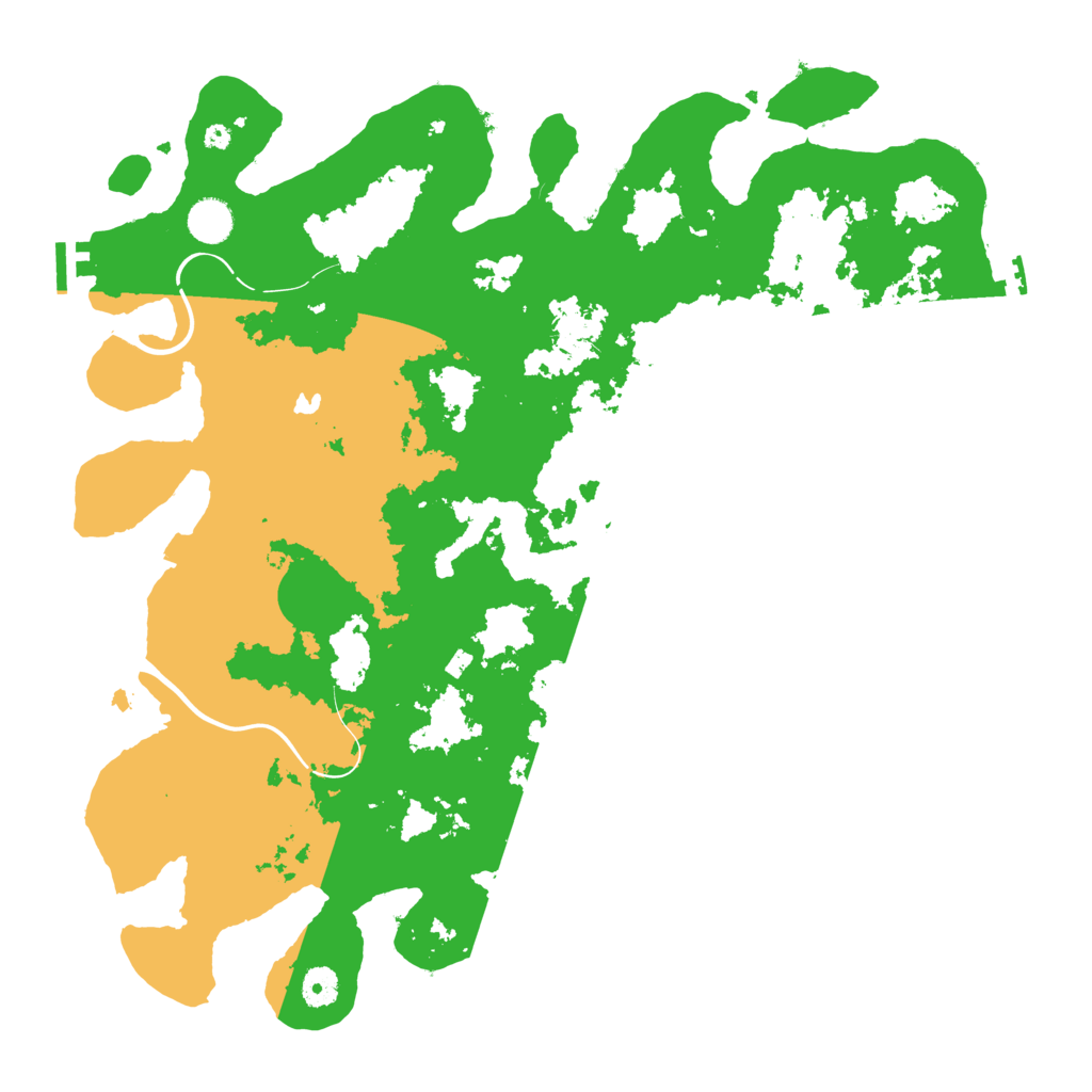 Biome Rust Map: Procedural Map, Size: 4250, Seed: 1514085460