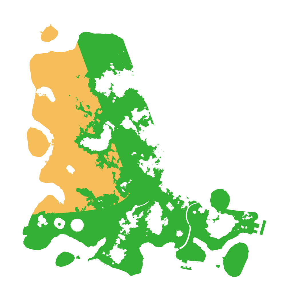 Biome Rust Map: Procedural Map, Size: 4000, Seed: 1193843784