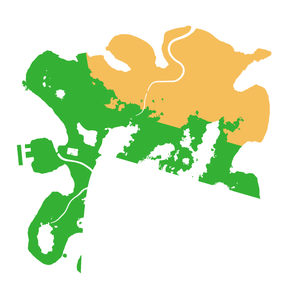Biome Rust Map: Procedural Map, Size: 3000, Seed: 952992368
