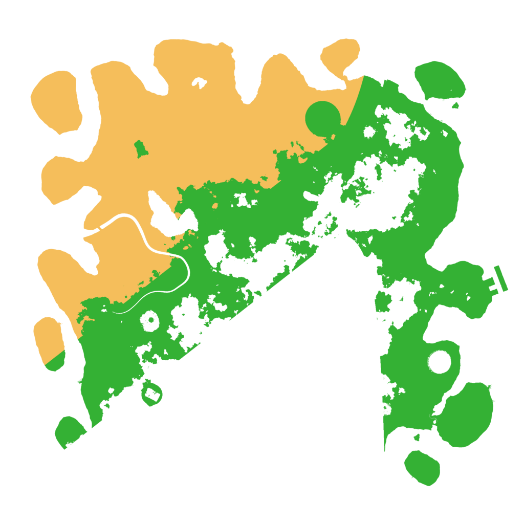 Biome Rust Map: Procedural Map, Size: 4000, Seed: 153585885