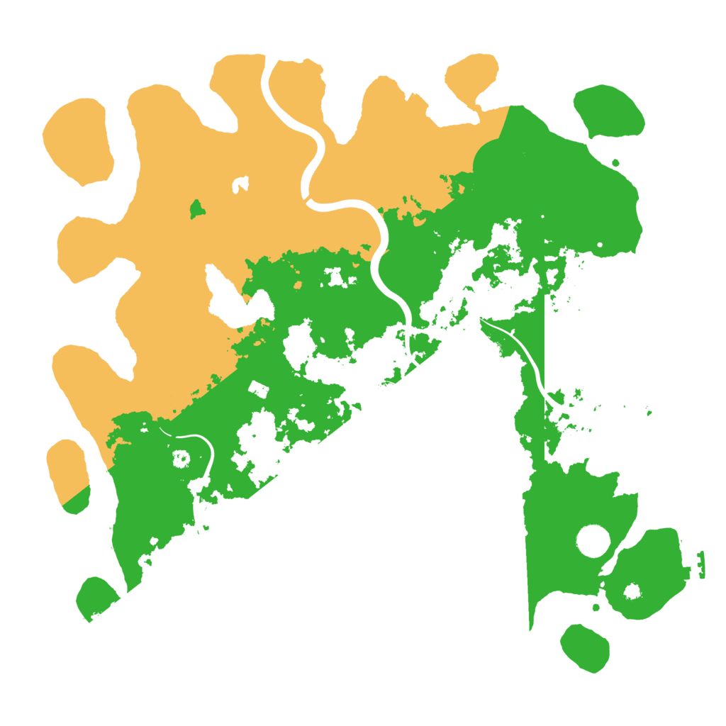 Biome Rust Map: Procedural Map, Size: 4000, Seed: 153585885