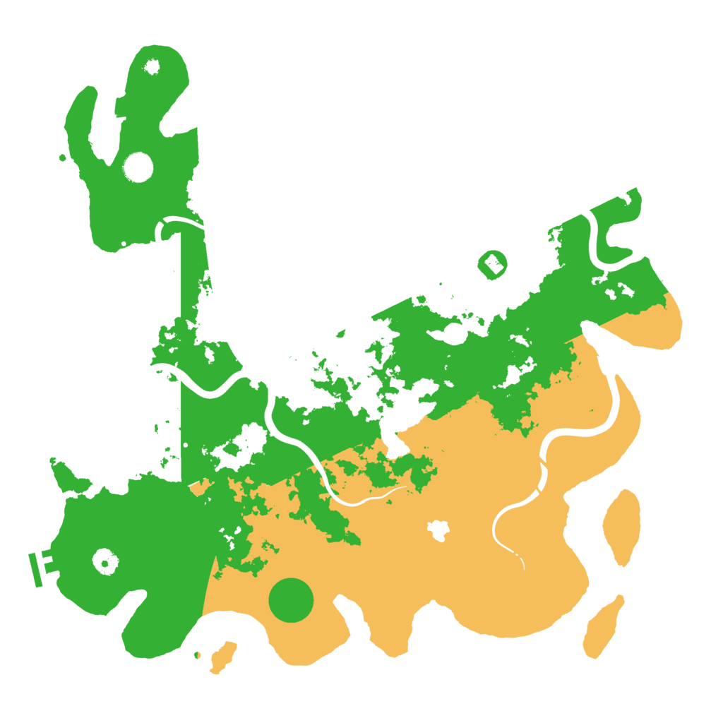 Biome Rust Map: Procedural Map, Size: 4250, Seed: 203350355
