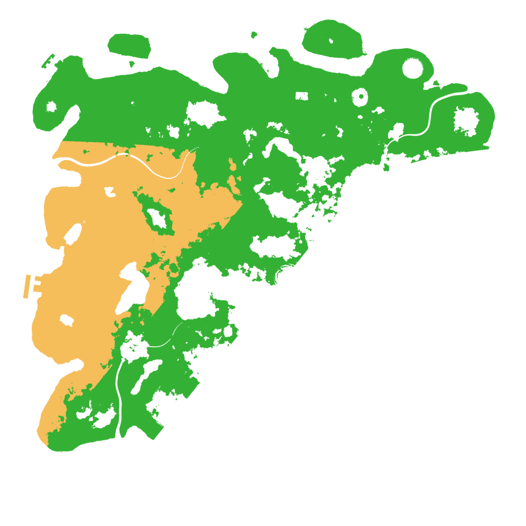 Biome Rust Map: Procedural Map, Size: 4500, Seed: 1835058446