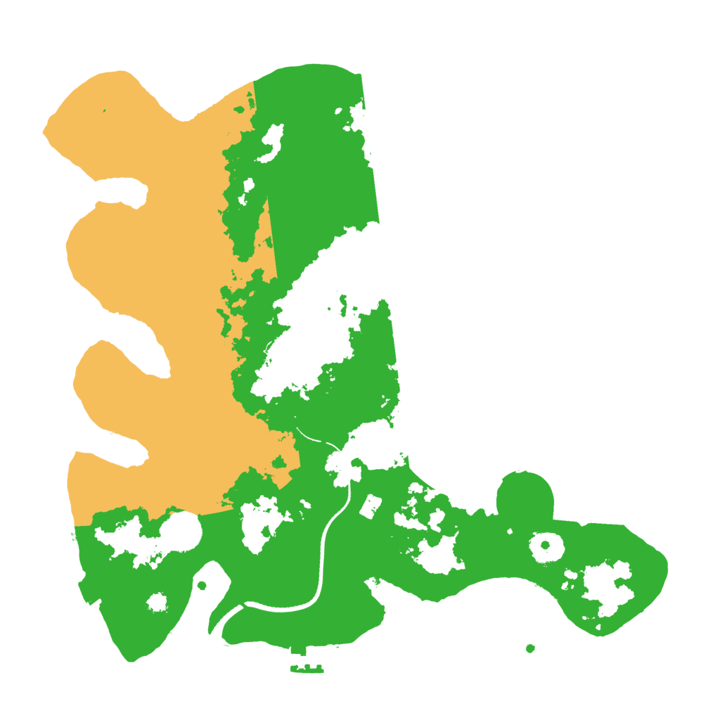 Biome Rust Map: Procedural Map, Size: 3300, Seed: 1546375986