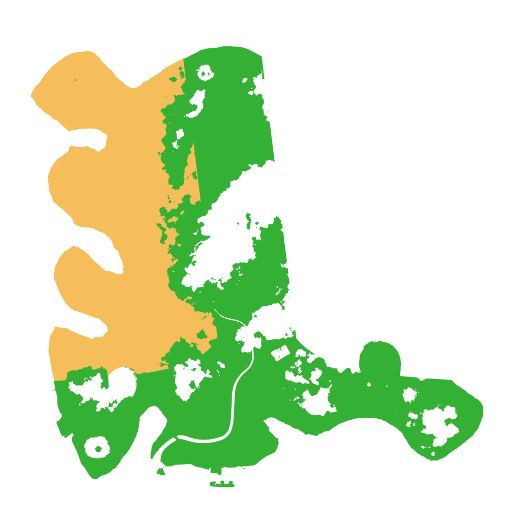 Biome Rust Map: Procedural Map, Size: 3300, Seed: 1546375986