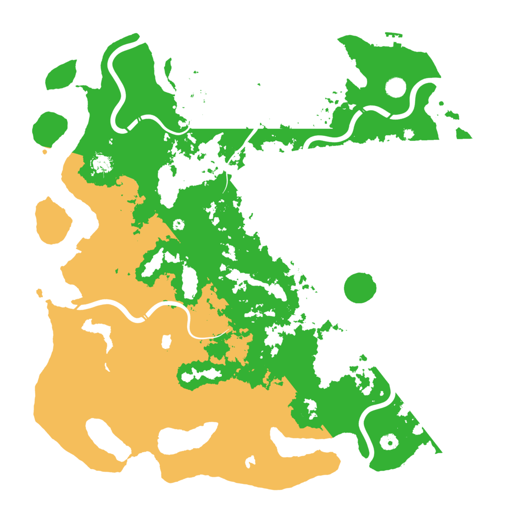 Biome Rust Map: Procedural Map, Size: 4500, Seed: 1001152226
