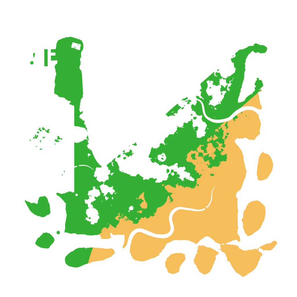 Biome Rust Map: Procedural Map, Size: 3500, Seed: 1887731832