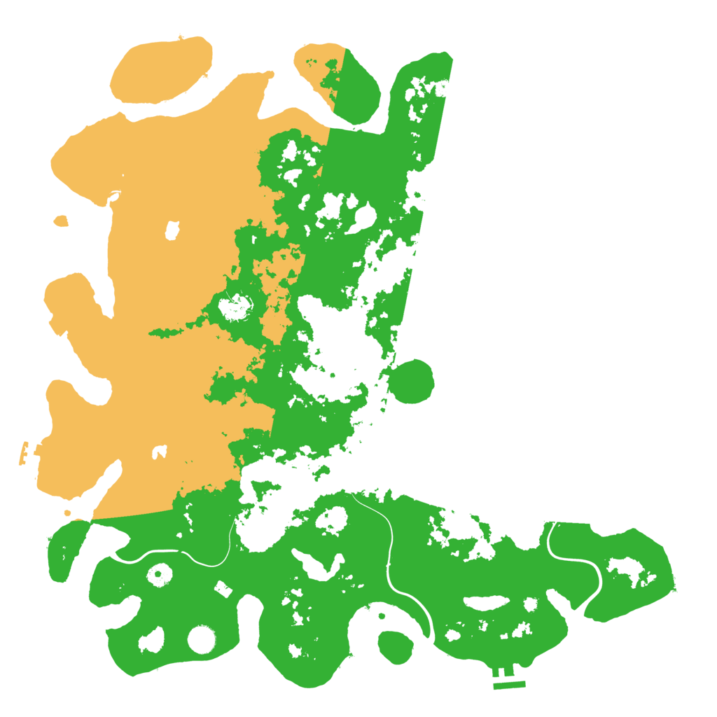 Biome Rust Map: Procedural Map, Size: 4500, Seed: 687533505