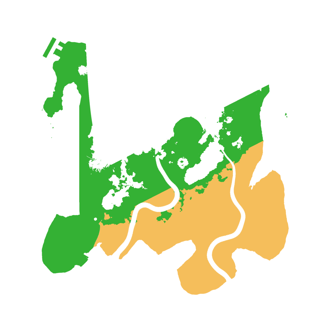 Biome Rust Map: Procedural Map, Size: 3000, Seed: 4326105