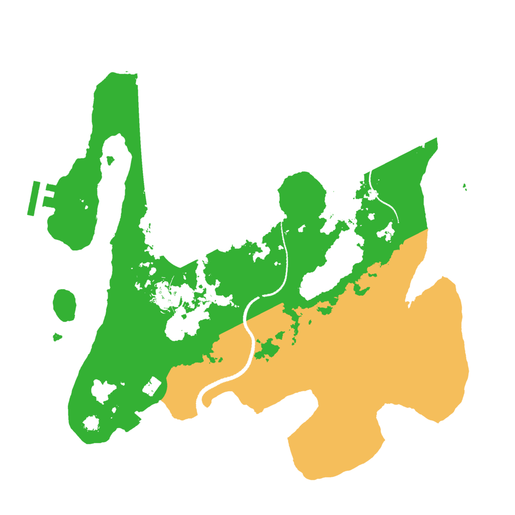 Biome Rust Map: Procedural Map, Size: 3000, Seed: 4326105