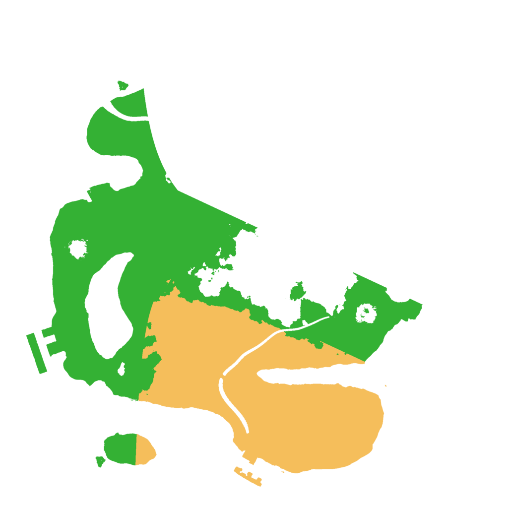 Biome Rust Map: Procedural Map, Size: 2500, Seed: 204438103