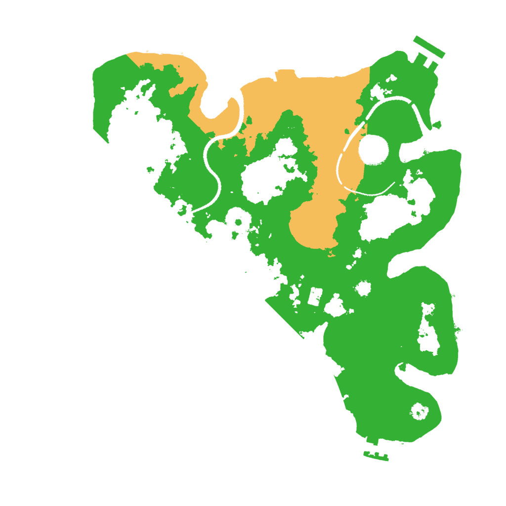 Biome Rust Map: Procedural Map, Size: 3000, Seed: 71442