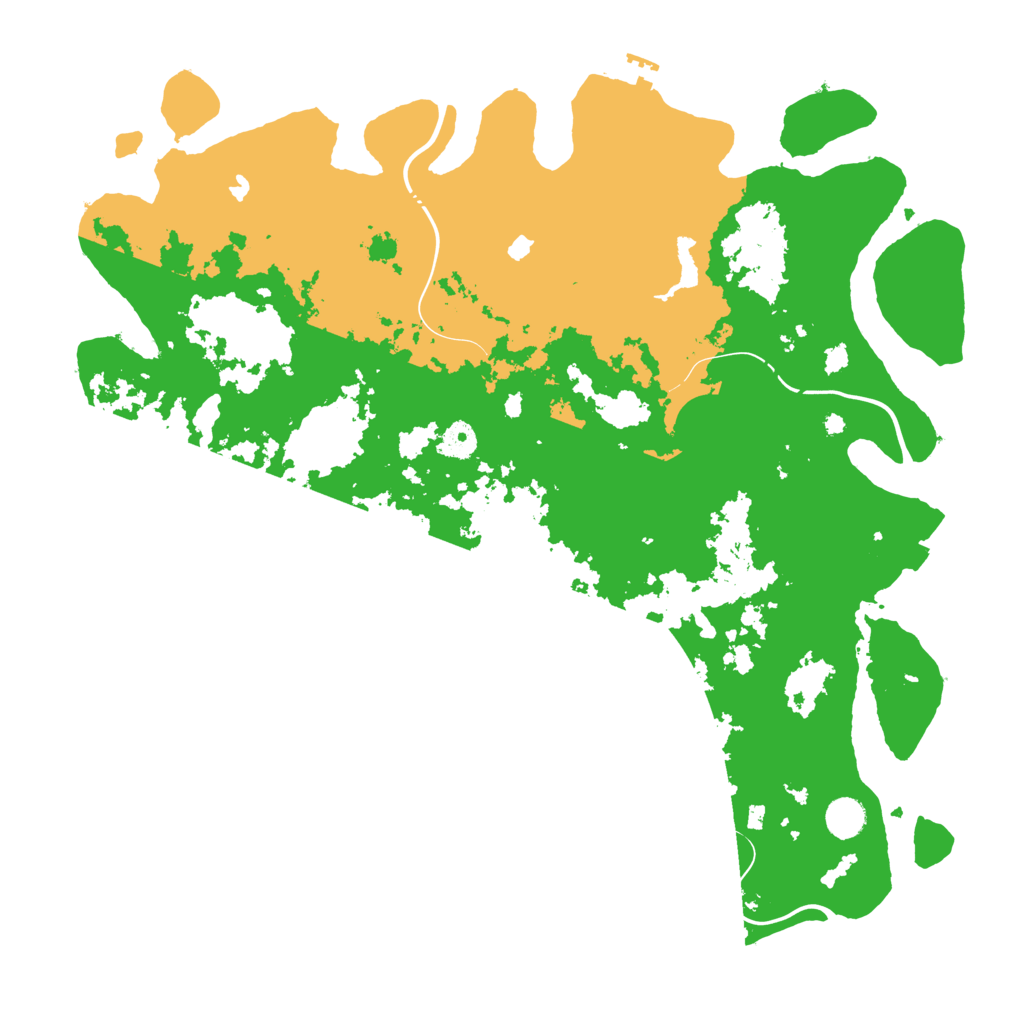 Biome Rust Map: Procedural Map, Size: 4500, Seed: 13744