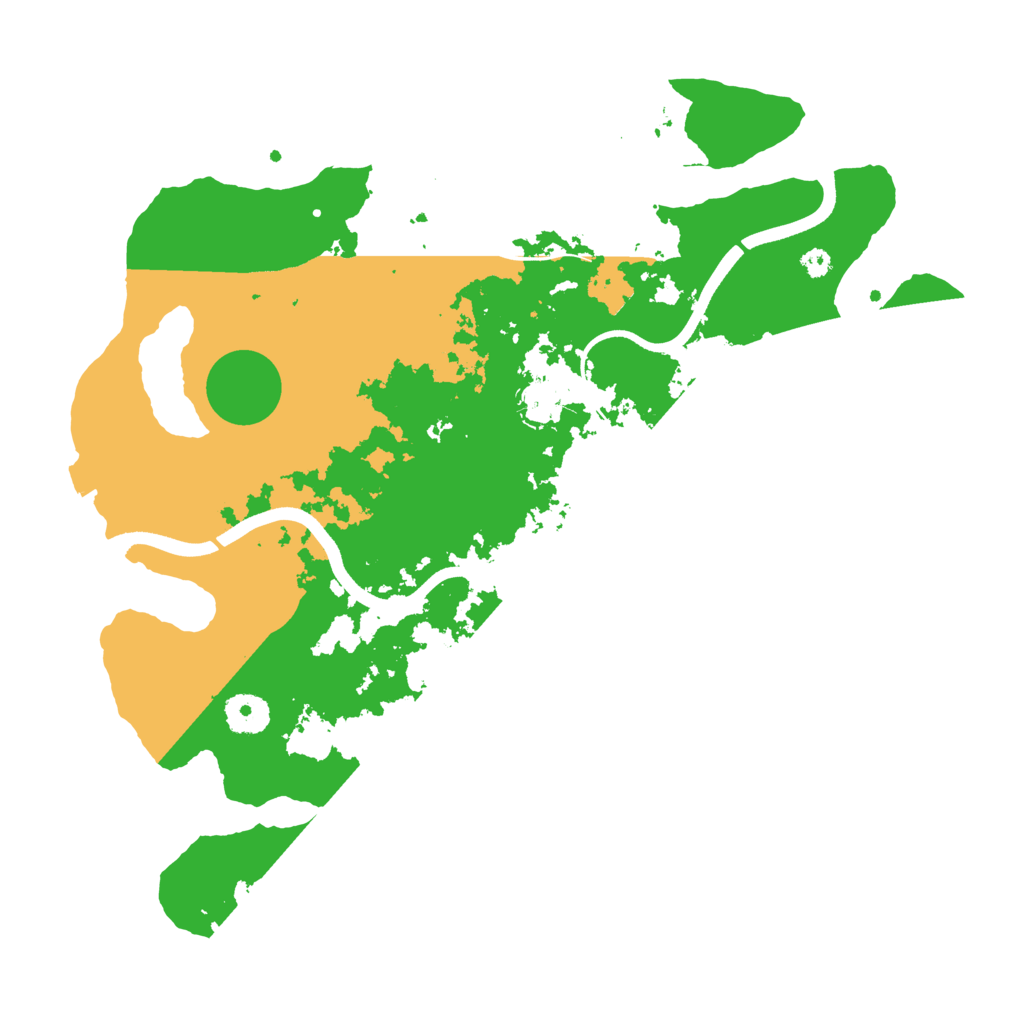 Biome Rust Map: Procedural Map, Size: 3600, Seed: 691388236