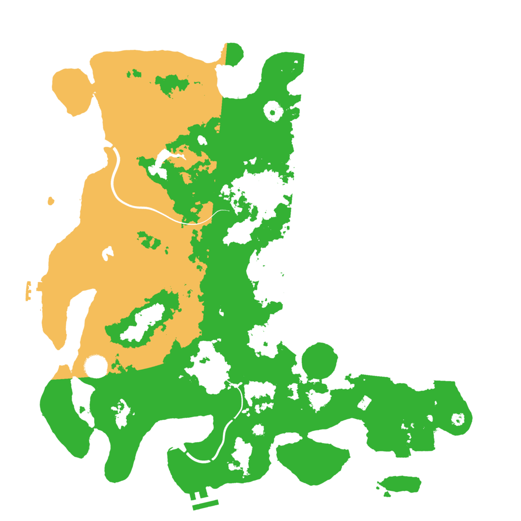 Biome Rust Map: Procedural Map, Size: 4000, Seed: 55544534