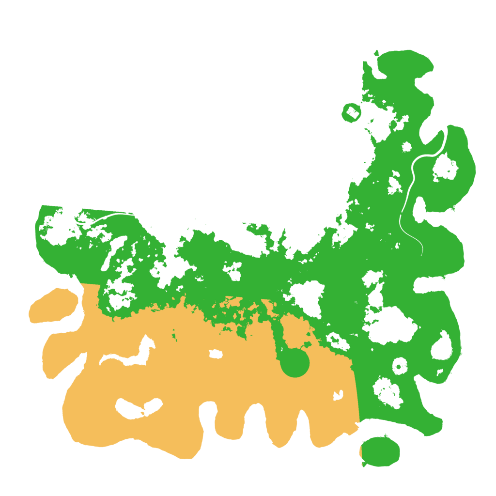 Biome Rust Map: Procedural Map, Size: 4500, Seed: 10122024