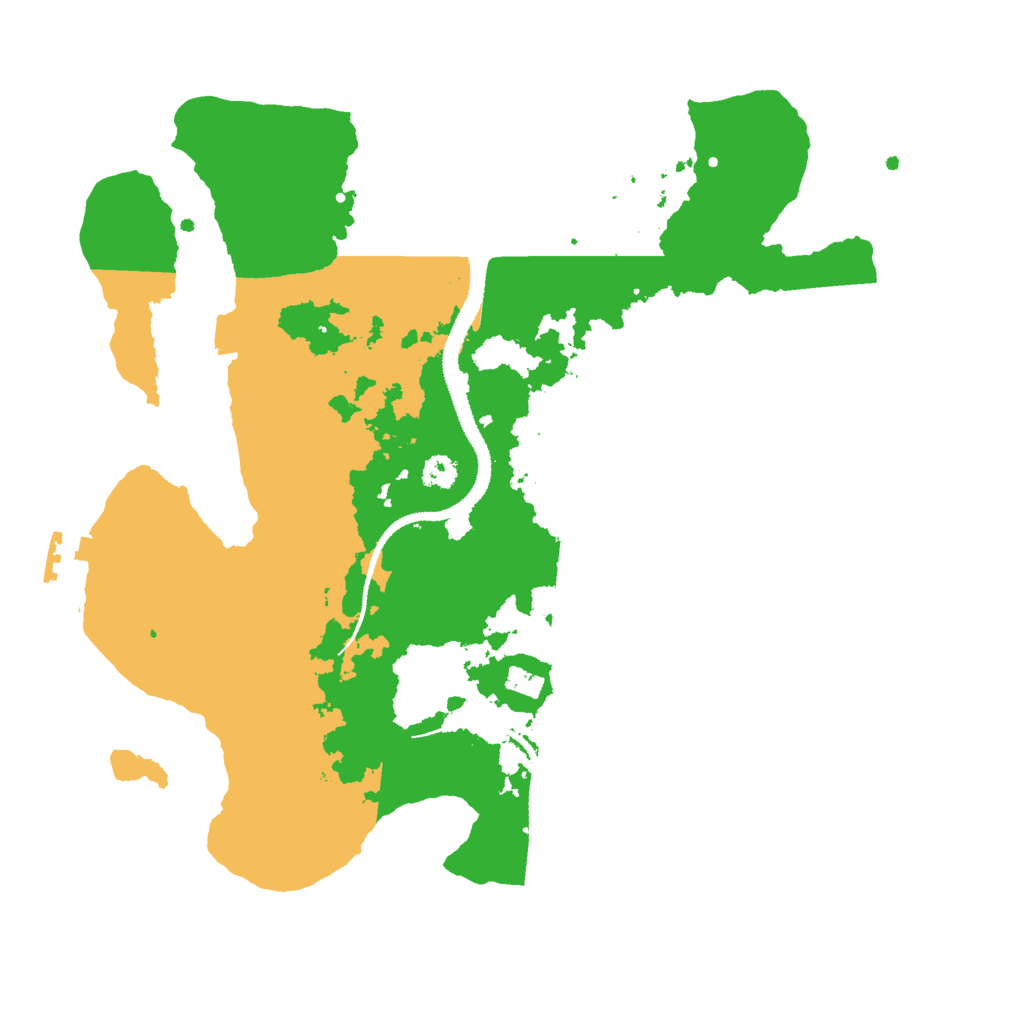 Biome Rust Map: Procedural Map, Size: 3000, Seed: 877341270