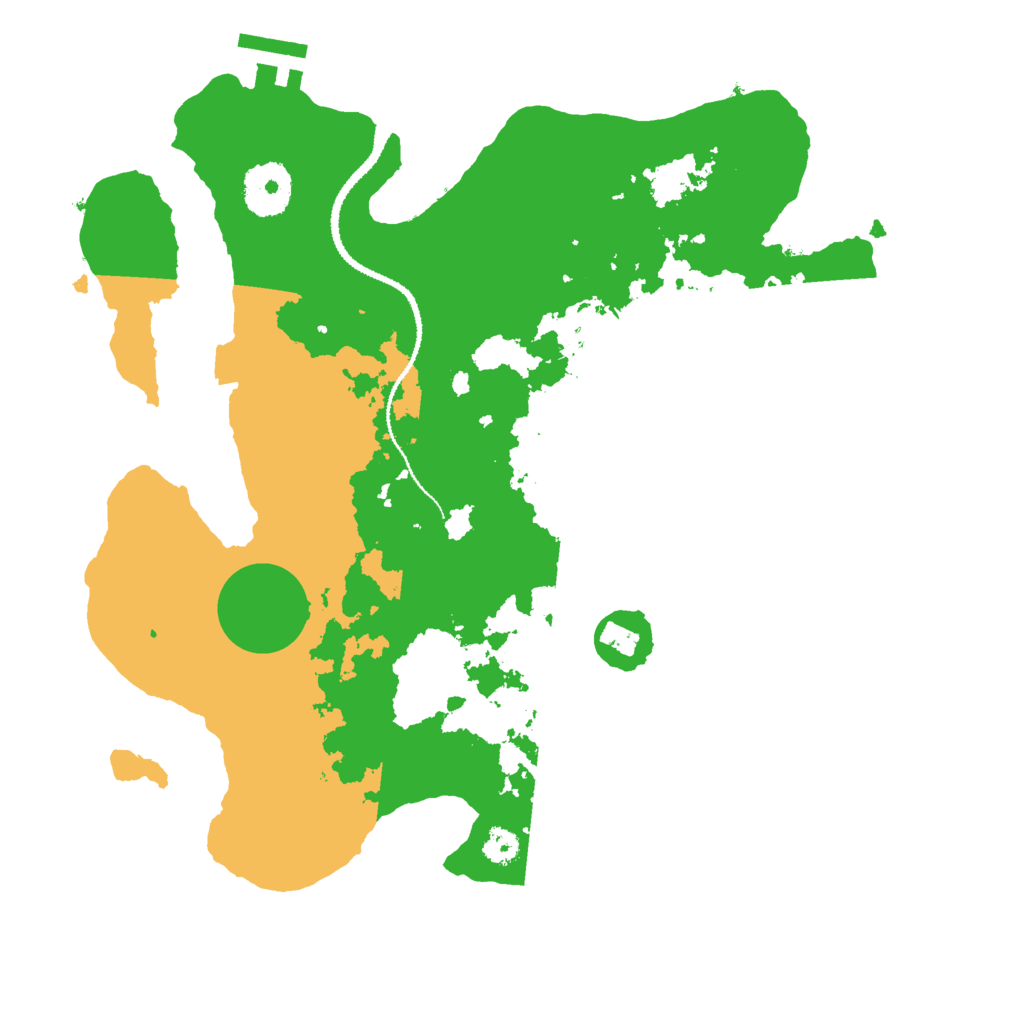 Biome Rust Map: Procedural Map, Size: 3000, Seed: 877341270