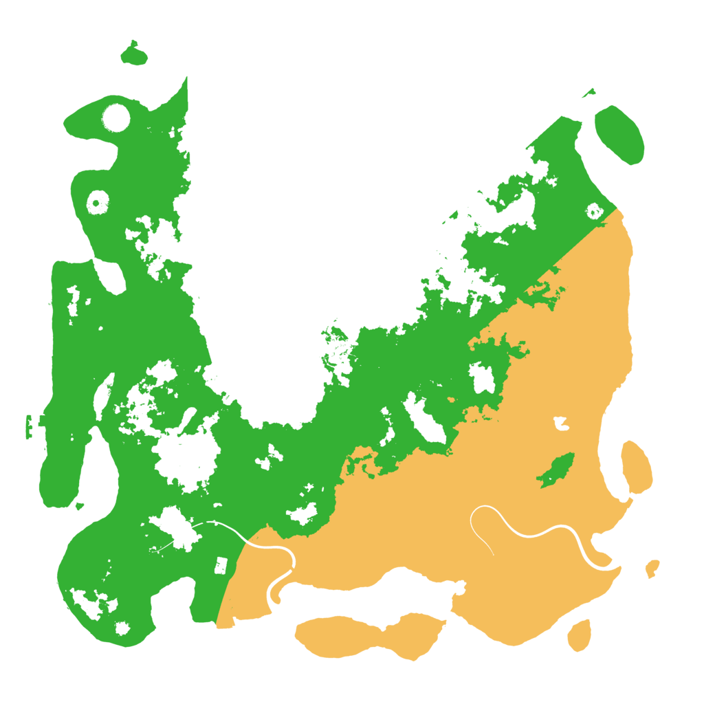 Biome Rust Map: Procedural Map, Size: 4450, Seed: 32254