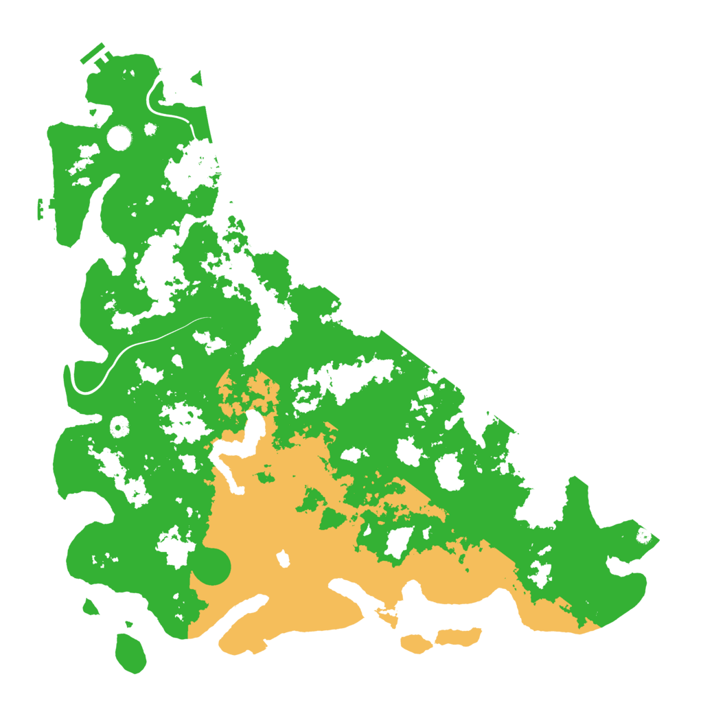 Biome Rust Map: Procedural Map, Size: 5000, Seed: 485854614