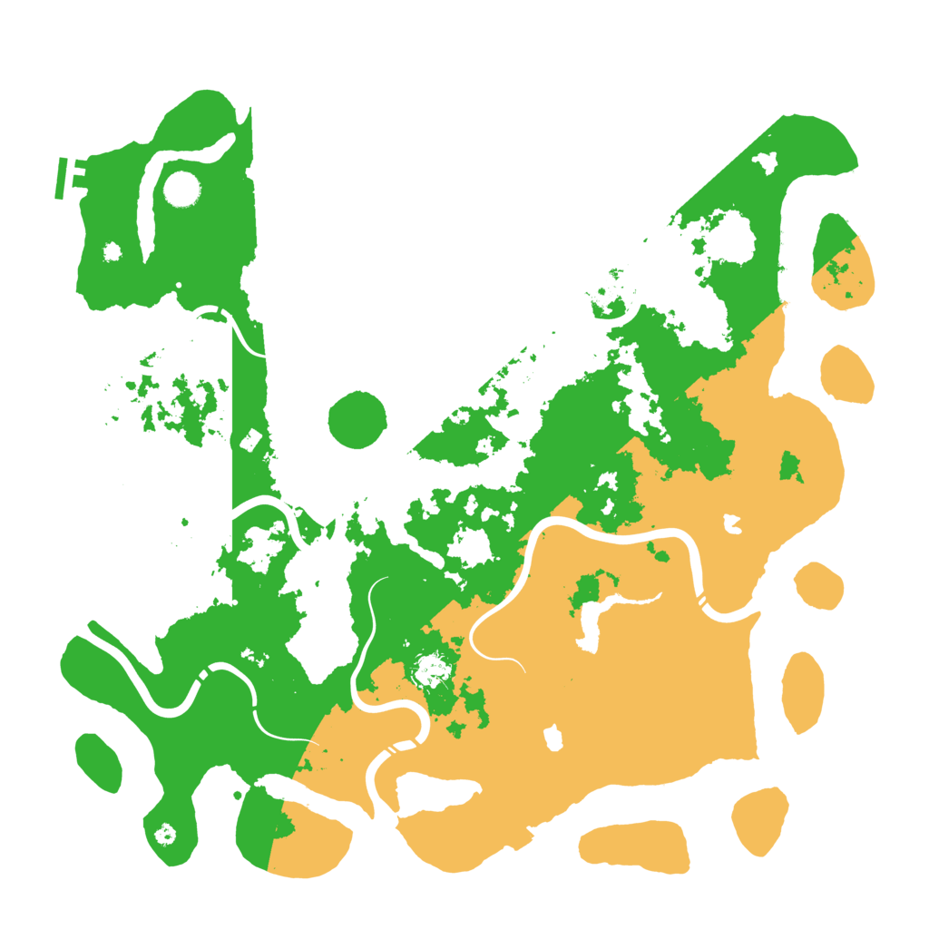 Biome Rust Map: Procedural Map, Size: 4500, Seed: 101257232