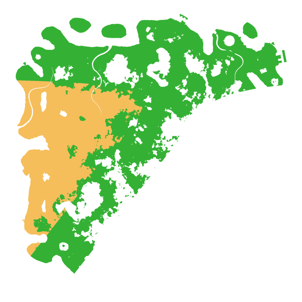 Biome Rust Map: Procedural Map, Size: 5000, Seed: 648920128