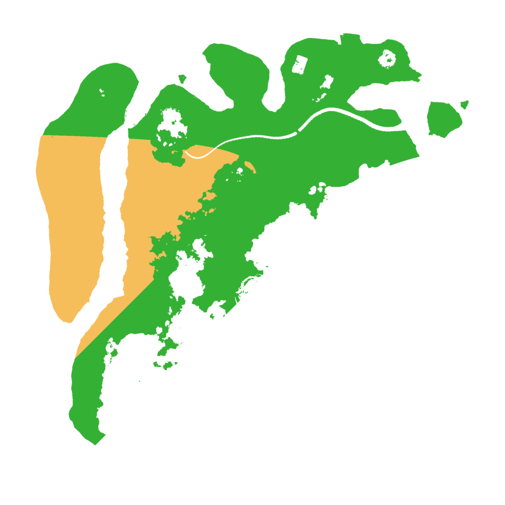 Biome Rust Map: Procedural Map, Size: 3000, Seed: 2077484118