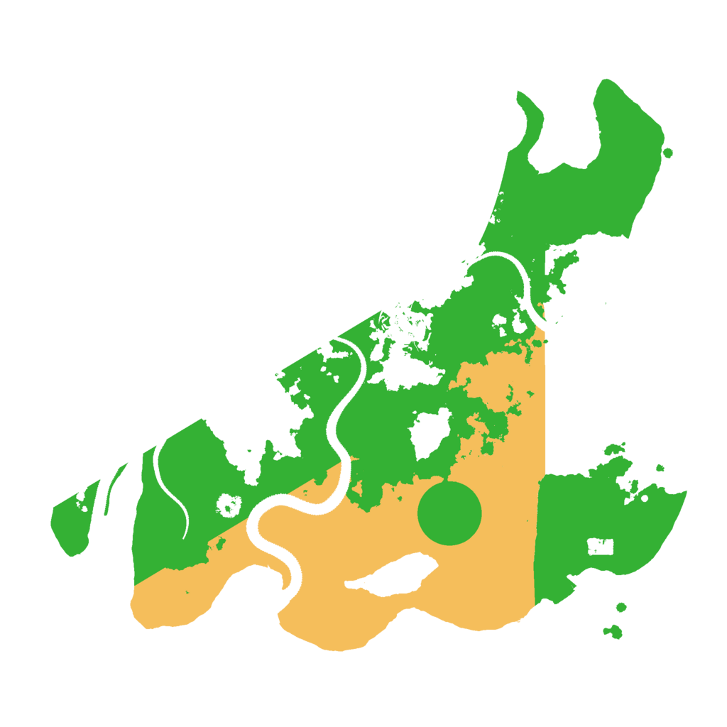 Biome Rust Map: Procedural Map, Size: 3000, Seed: 7634810