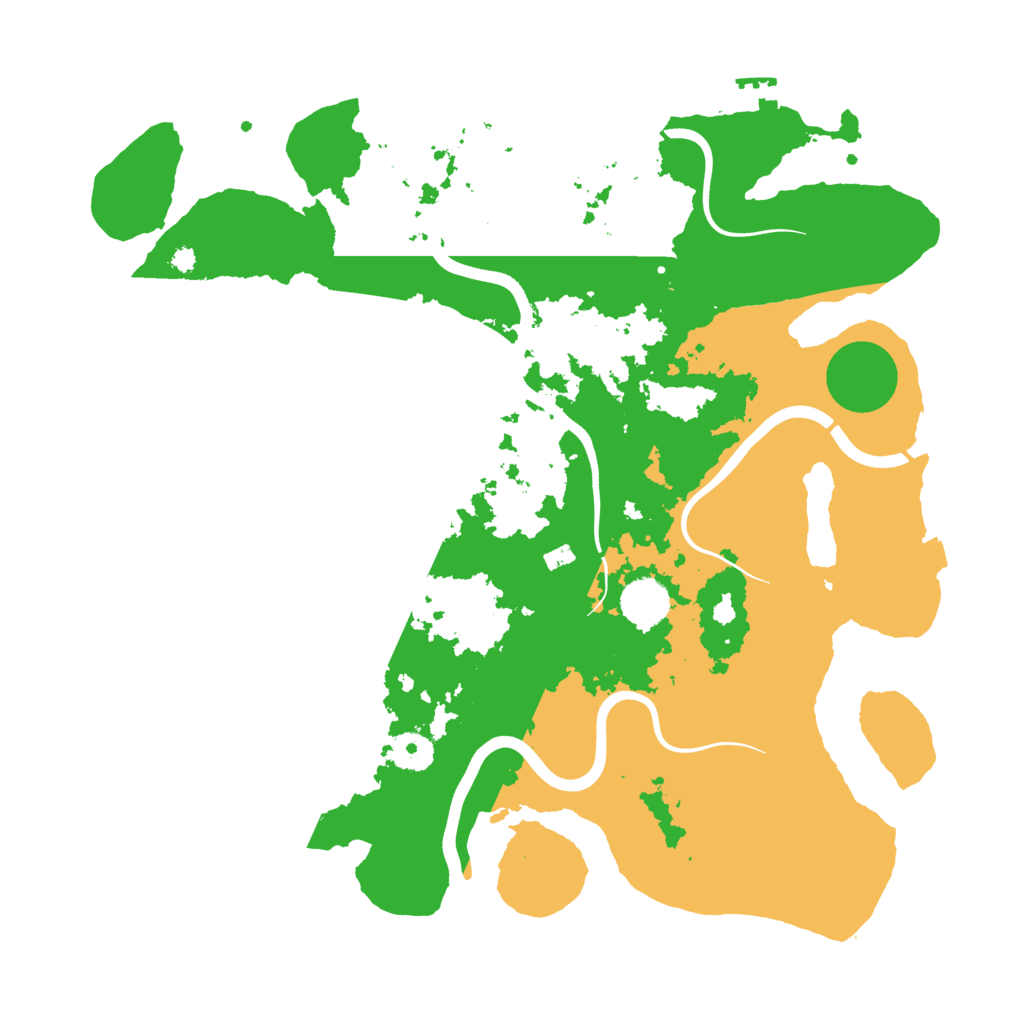 Biome Rust Map: Procedural Map, Size: 3800, Seed: 1061374904