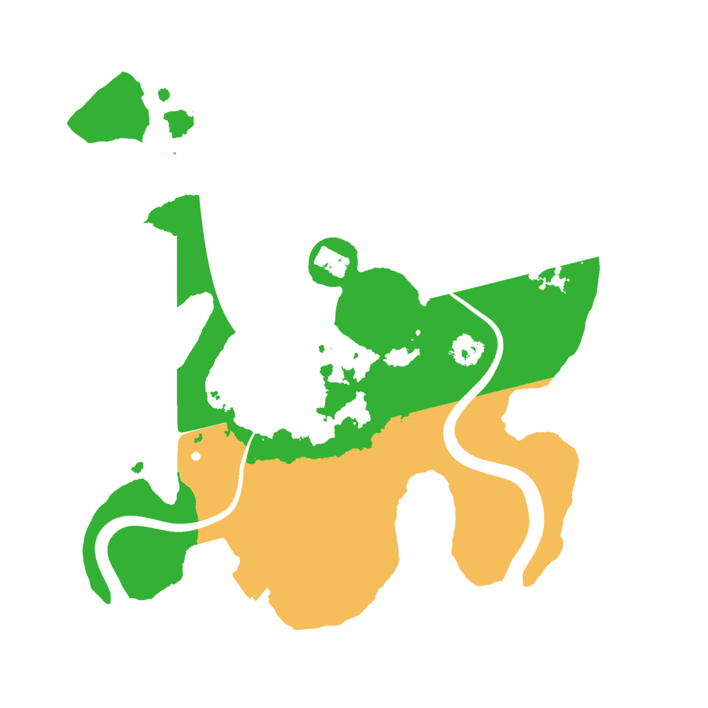 Biome Rust Map: Procedural Map, Size: 2310, Seed: 1