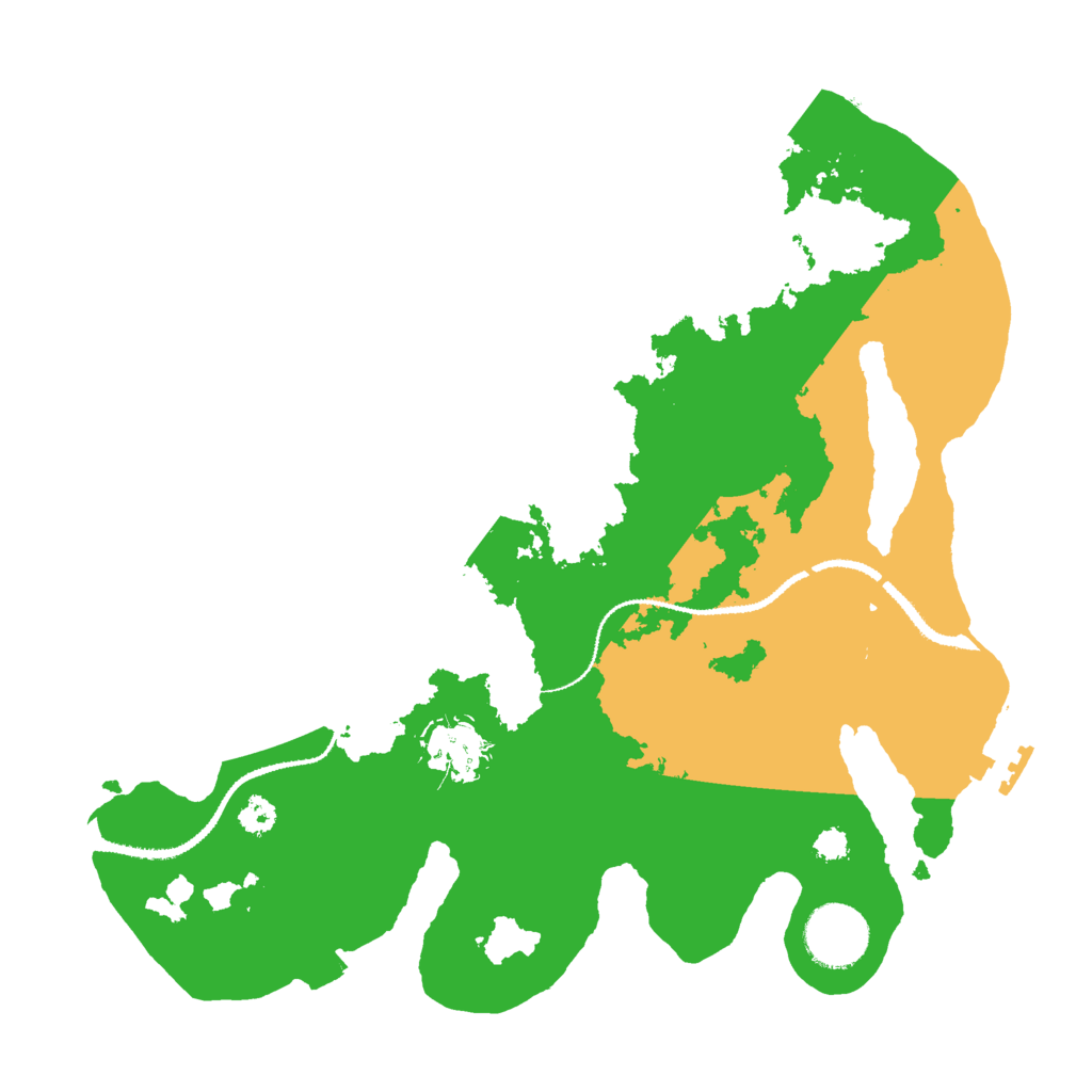 Biome Rust Map: Procedural Map, Size: 3000, Seed: 605887596