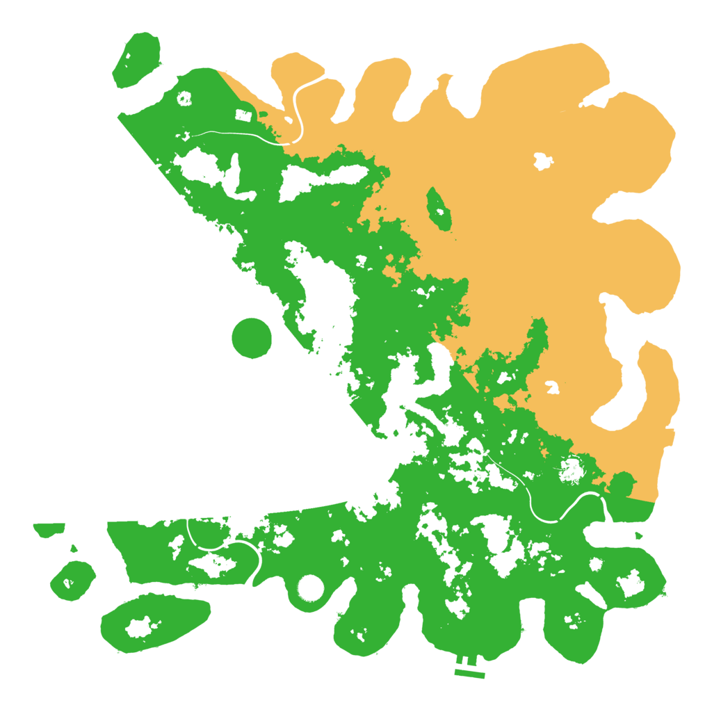 Biome Rust Map: Procedural Map, Size: 4750, Seed: 1540631285