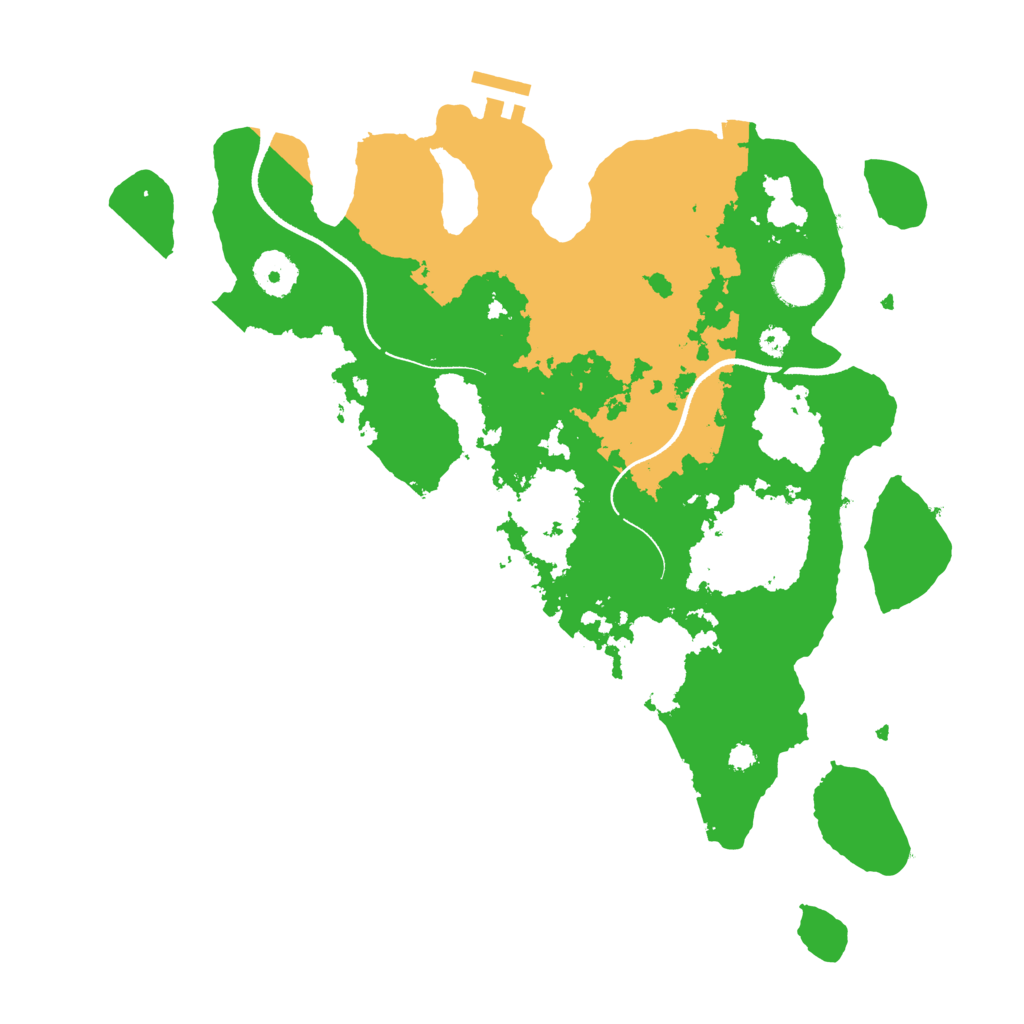 Biome Rust Map: Procedural Map, Size: 3500, Seed: 1047598460