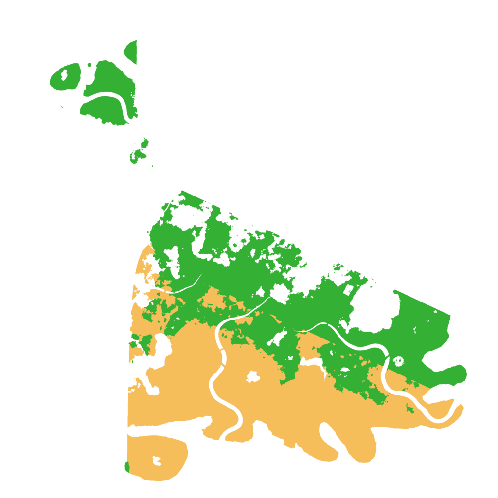Biome Rust Map: Procedural Map, Size: 5000, Seed: 204438103