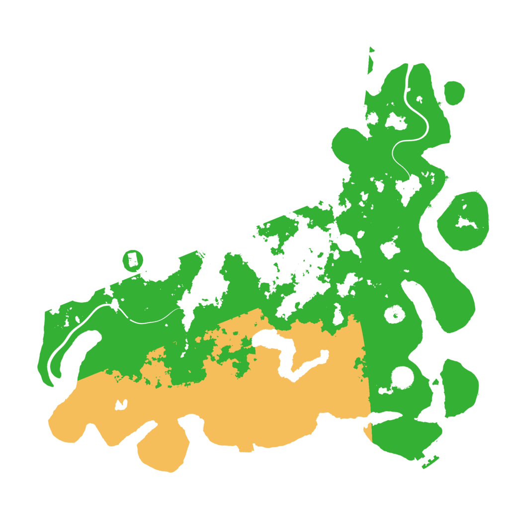 Biome Rust Map: Procedural Map, Size: 4000, Seed: 1256732111