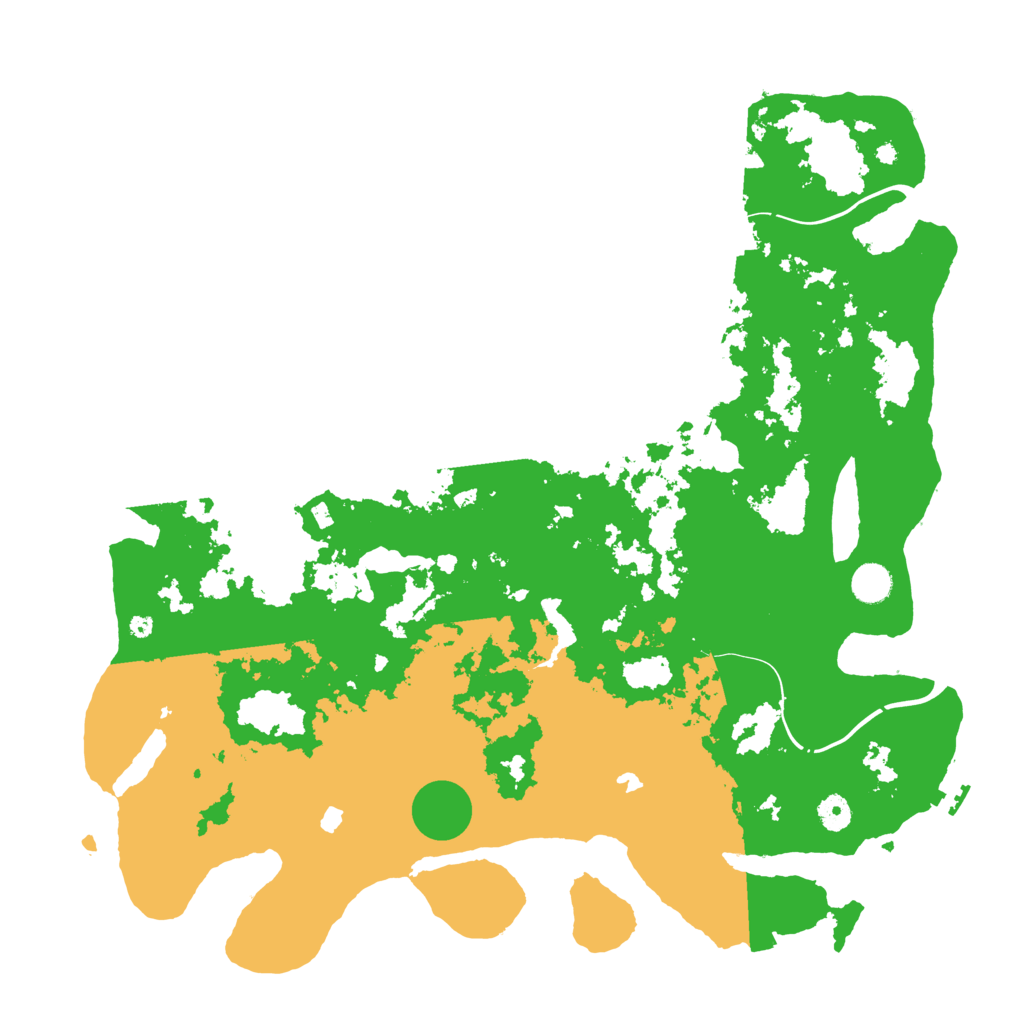 Biome Rust Map: Procedural Map, Size: 4500, Seed: 402794472