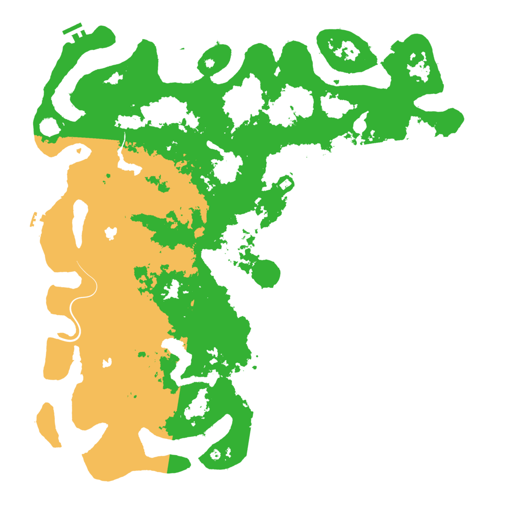 Biome Rust Map: Procedural Map, Size: 5000, Seed: 178112268