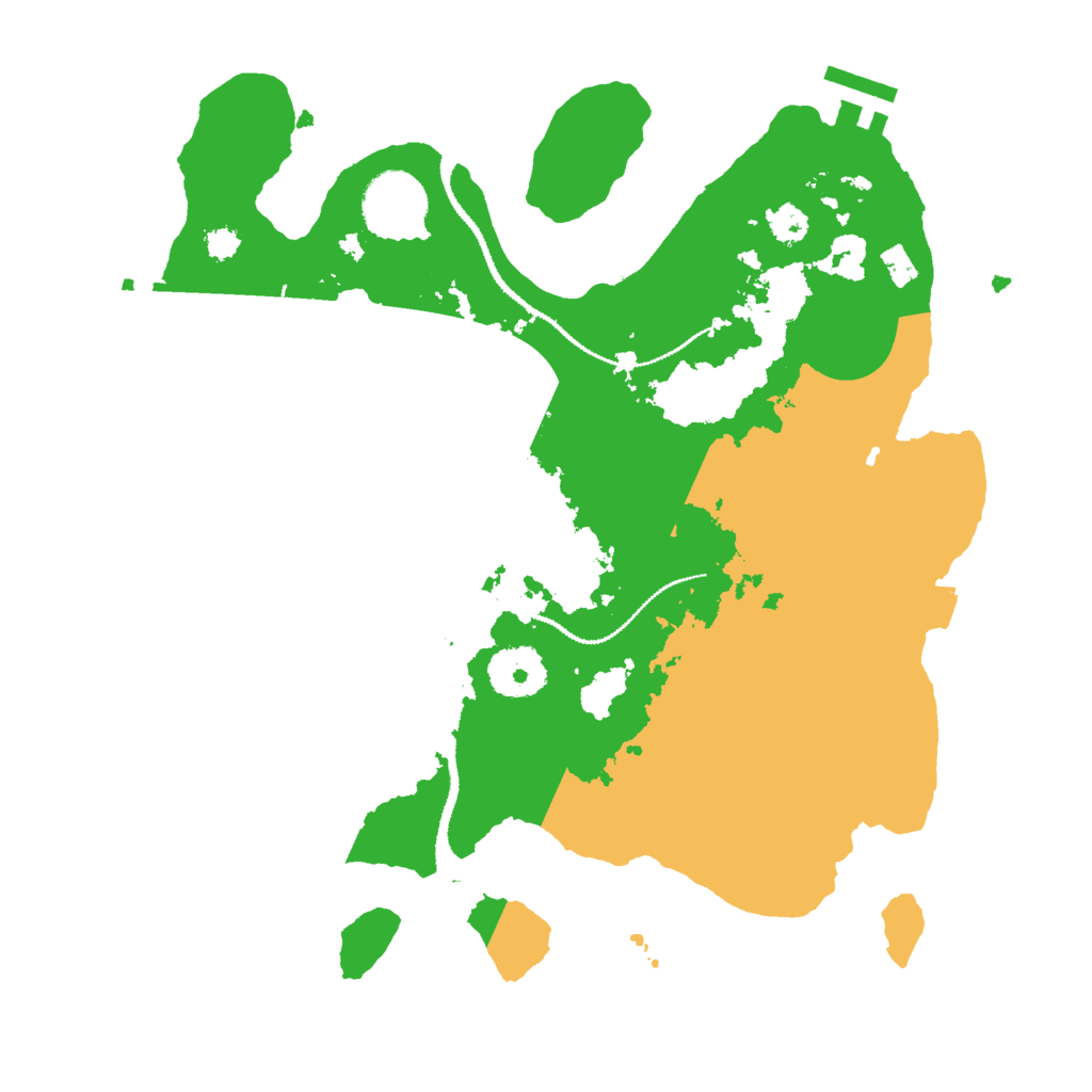 Biome Rust Map: Procedural Map, Size: 3000, Seed: 2105686136