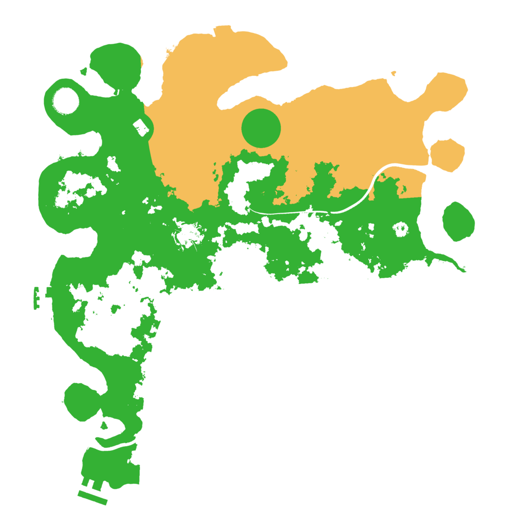 Biome Rust Map: Procedural Map, Size: 3500, Seed: 1412023075