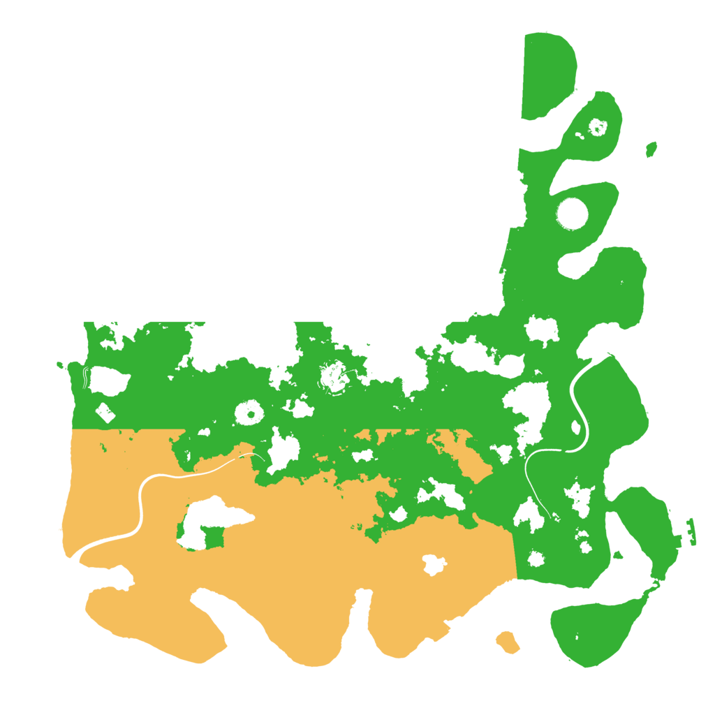 Biome Rust Map: Procedural Map, Size: 4000, Seed: 7845