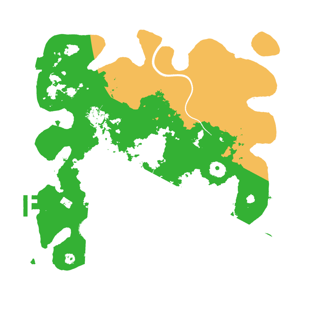 Biome Rust Map: Procedural Map, Size: 3000, Seed: 1962861113