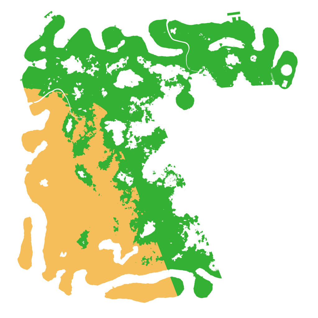 Biome Rust Map: Procedural Map, Size: 5000, Seed: 32680