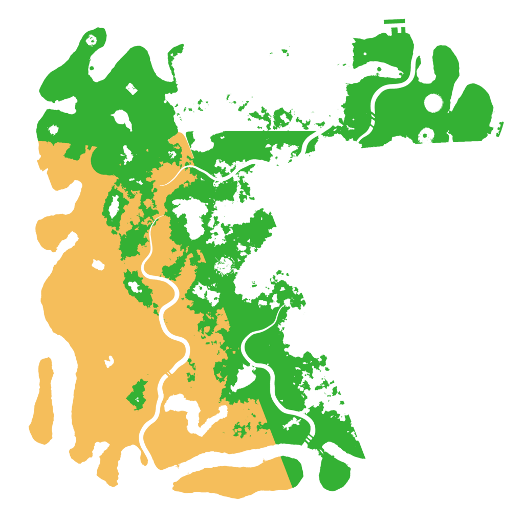 Biome Rust Map: Procedural Map, Size: 5000, Seed: 32680
