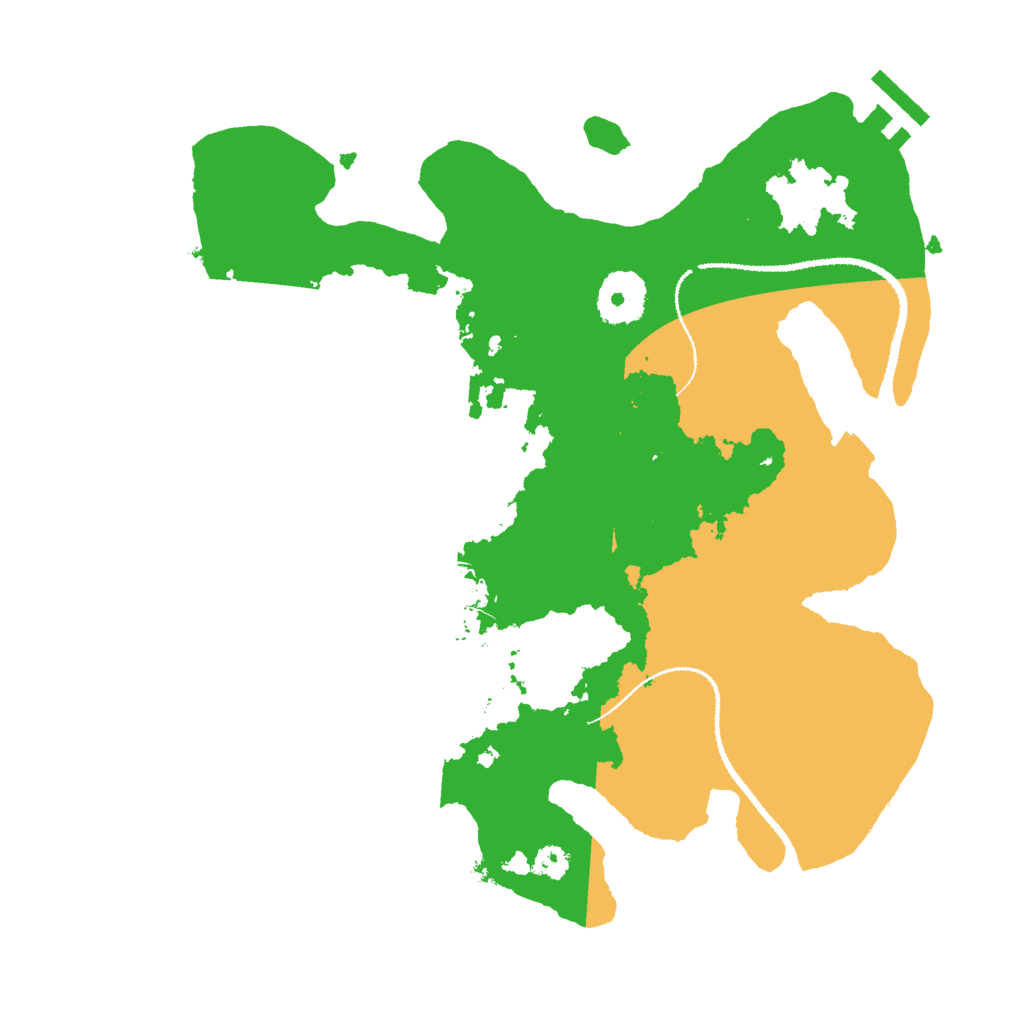 Biome Rust Map: Procedural Map, Size: 3000, Seed: 29996