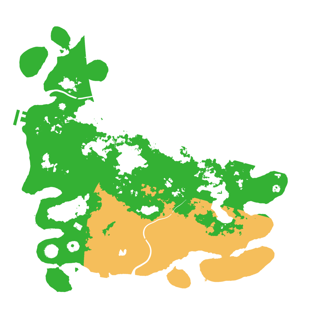 Biome Rust Map: Procedural Map, Size: 4000, Seed: 221575254